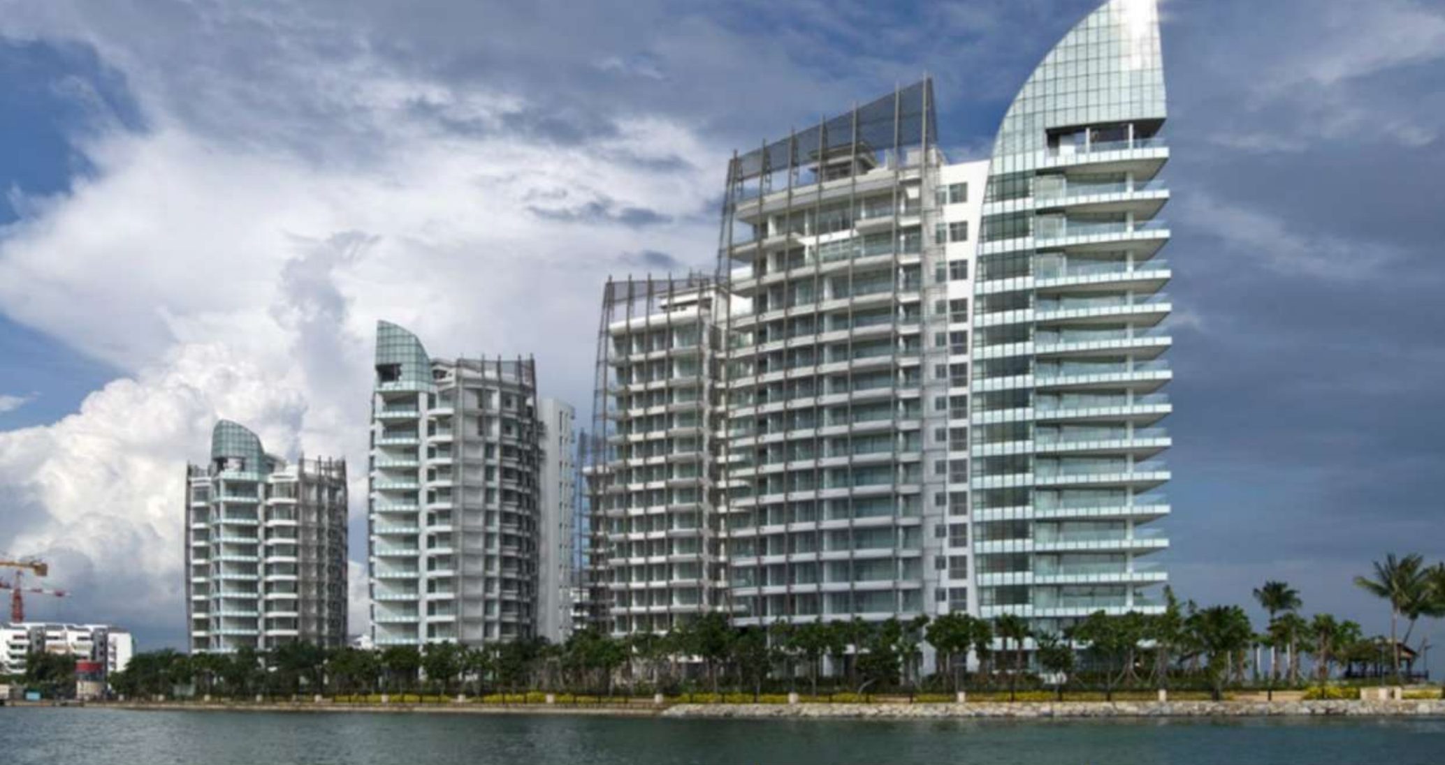 The Oceanfront seen from the water